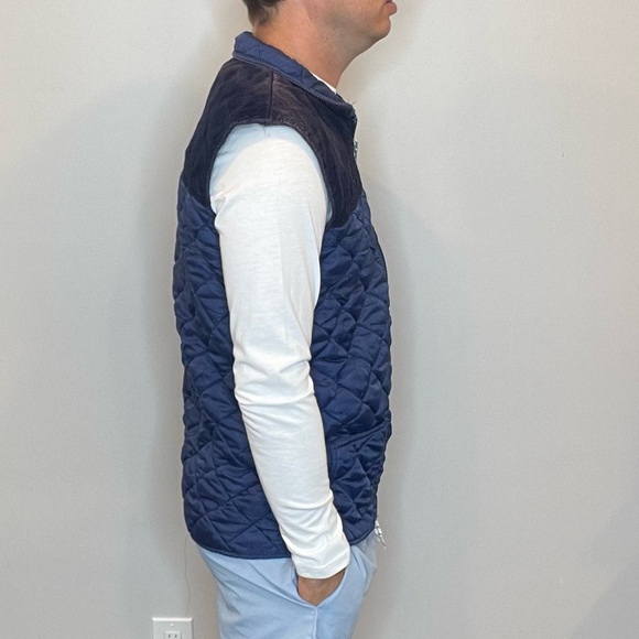 💙 Vintage Exclusive MLW Vest – Shades of Blue with Velvet Detail 💙 - Picture 3 of 16